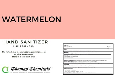 Watermelon Gallon Label (Watermelon Gallon Label)